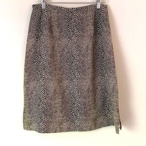 Emma James animal print skirt sz 8